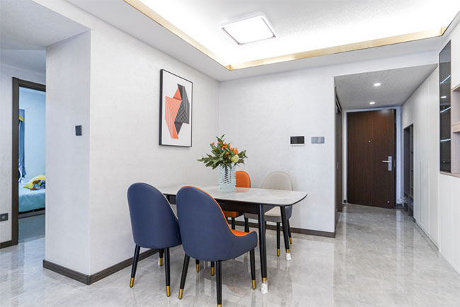 95㎡輕奢風(fēng)，因地制宜的設(shè)計(jì)，展現(xiàn)年人輕獨(dú)特生活理念